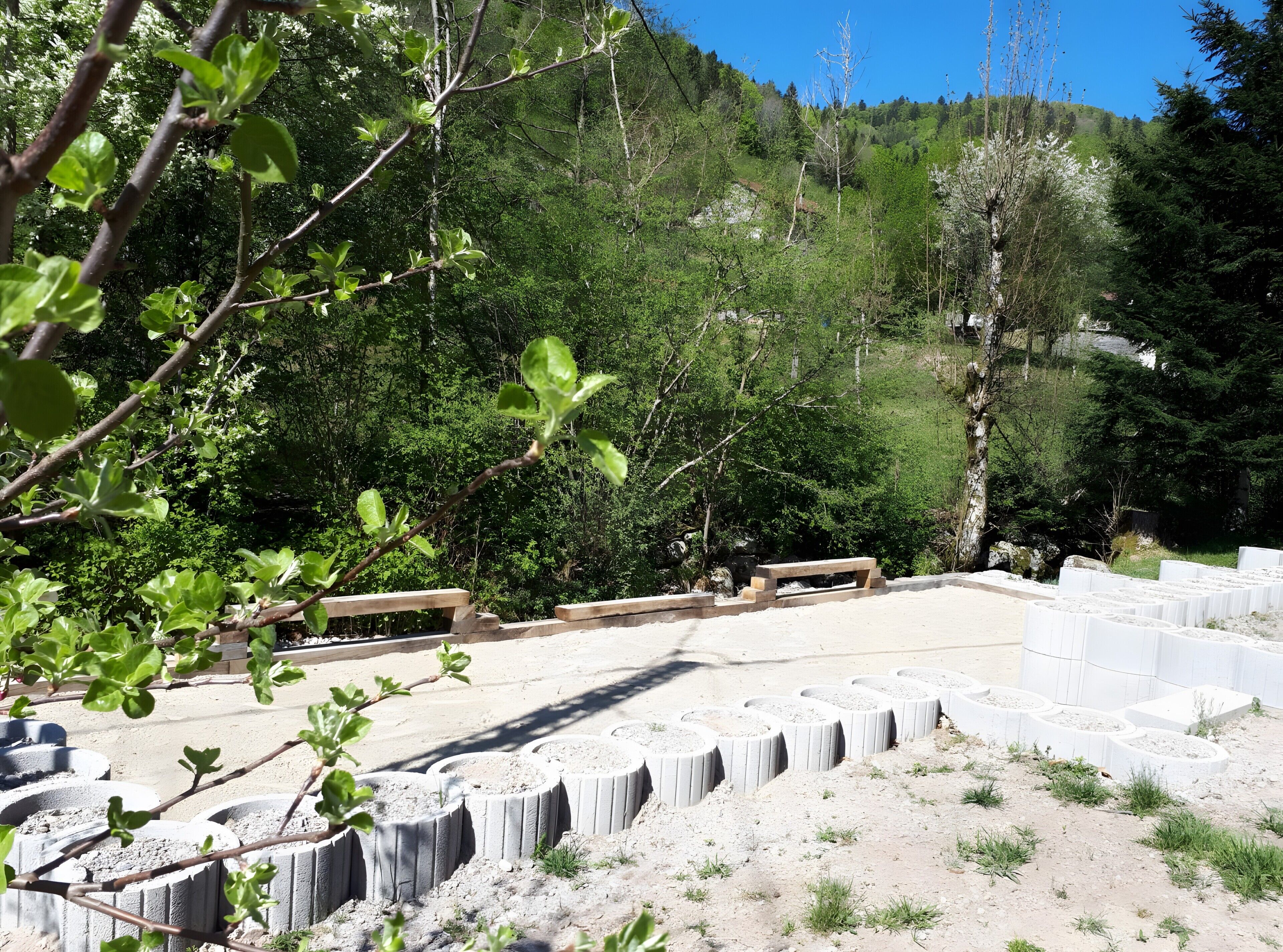 Enceinte de l’hébergement