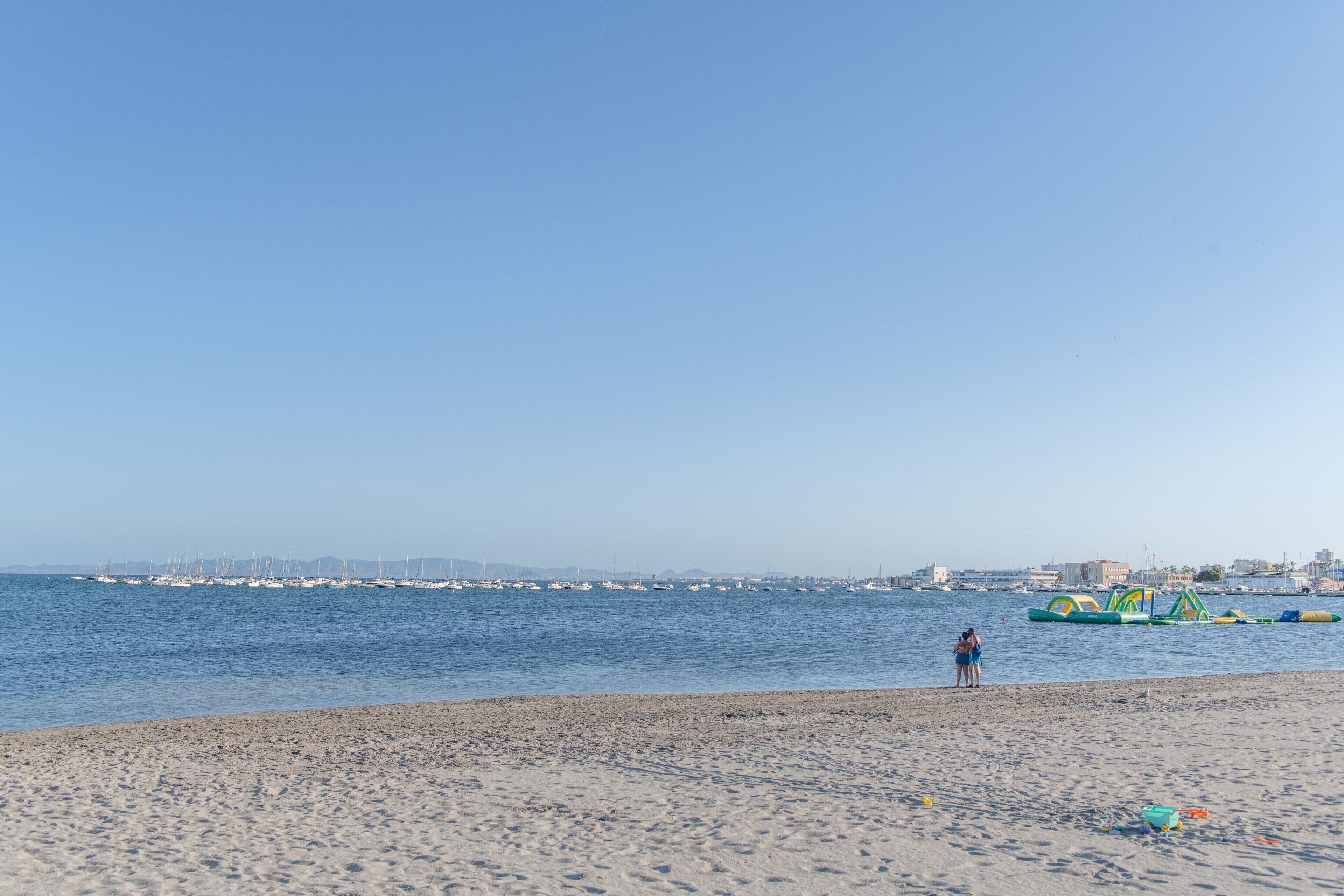 Vlak bij het strand