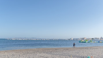Vlak bij het strand