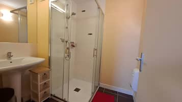 Shower, hair dryer