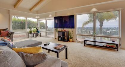 Ocean View + Private Garden: Santa Cruz Home
