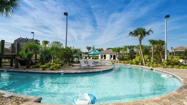 Pool - Modern Championsgate Pool Villa Waterparks! Disney. 616 (Kissimmee)