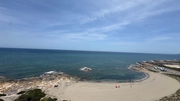 En la playa