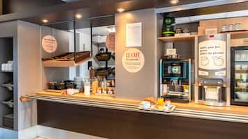 Daily buffet breakfast for a fee