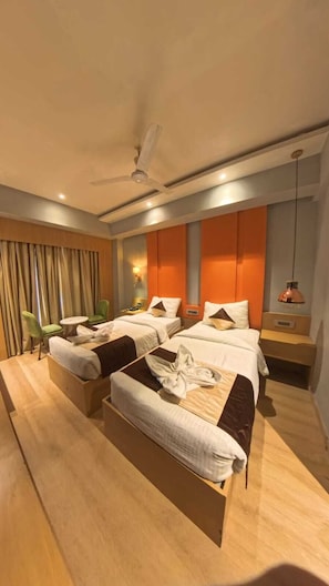 Executive (Family Room/Twin Room) ,Non Smoking, City View | Premium bedding, desk, laptop workspace, blackout drapes - Kalptaru Hotel Nepalganj (Nepalgunj)