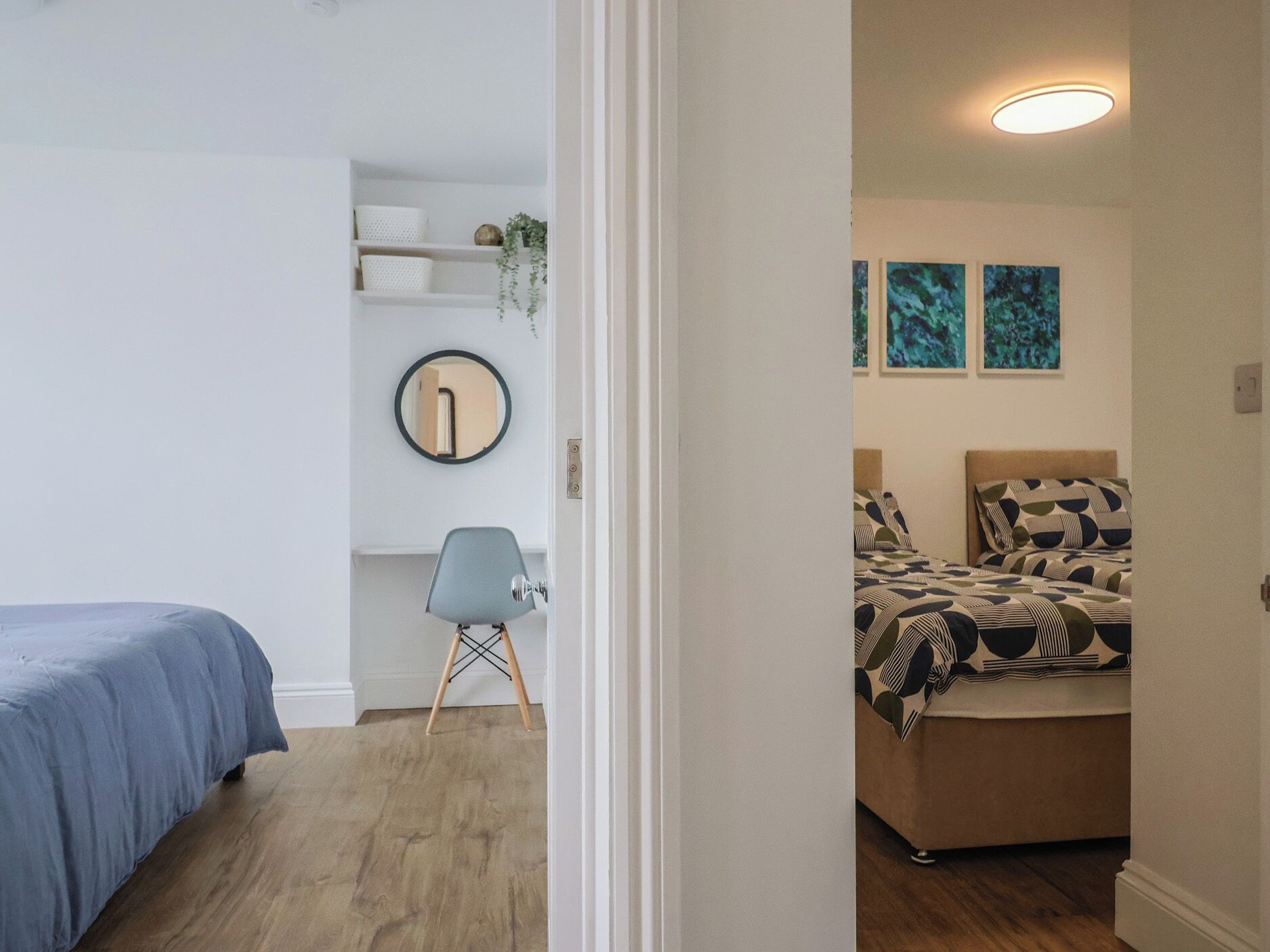 2 chambres, Wi-Fi gratuit, décoration personnalisée