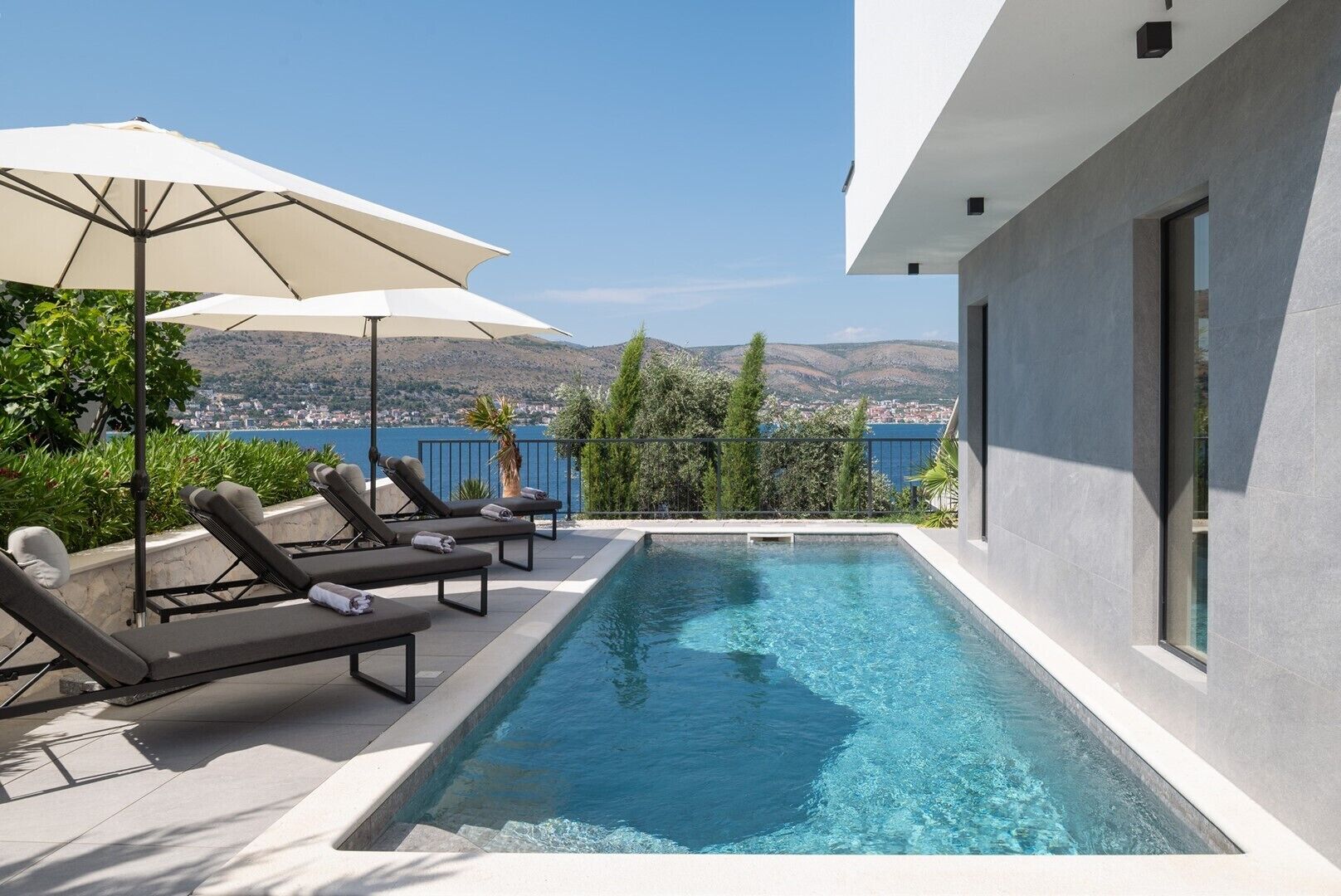 Una piscina climatizada