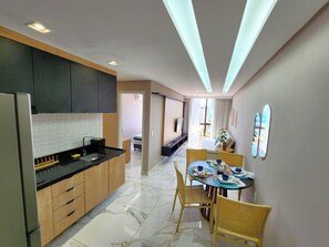 Interior - Porto Atlantis 308, just steps from the ocean in Porto de Galinhas (Ipojuca)
