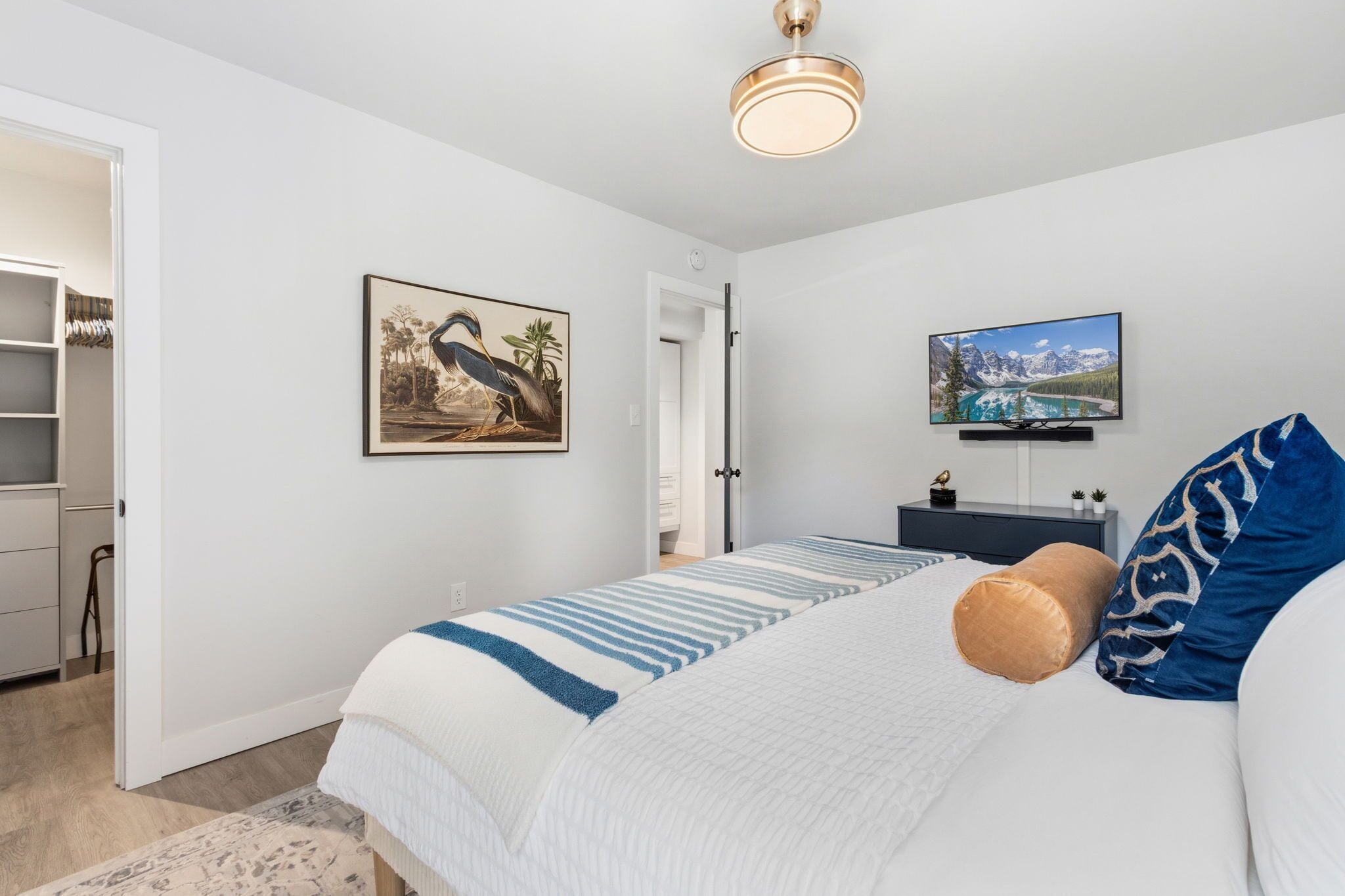 Appartement, 1 kingsize bed met slaapbank, uitzicht op tuin (Coastal Comfort) | 1 slaapkamer, individueel gedecoreerd, individueel gemeubileerd