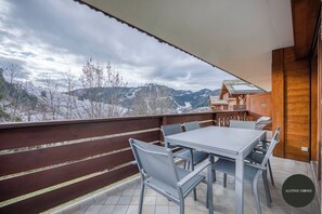 Outdoor dining - Apartment in La Clusaz – Le Tendieux Soleil (La Clusaz)