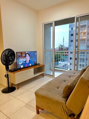 Living area - Apartamento Novinho 2 Quartos e Vista mar (Fortaleza)