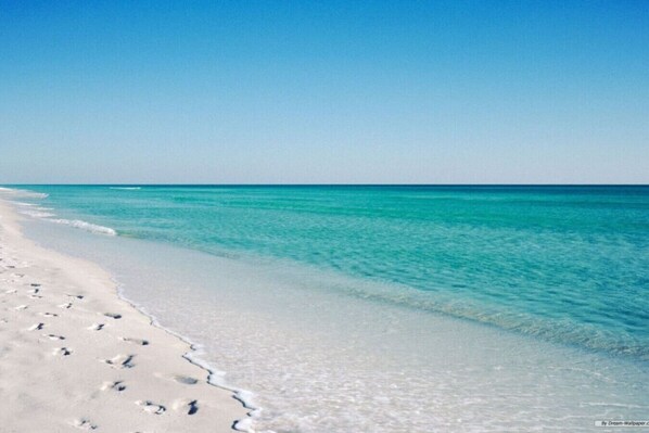 Beach nearby - Coastal Beach Retreat | Pool, Gym & Balcony Views (Destin)
