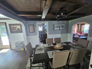 Dining - 3-bedroom house in SGF with AC Between beautiful Saratoga and lake George (south glens falls)