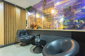 Sala de estar en el lobby