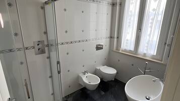 Shower, hair dryer