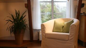 TV, books, stereo