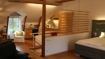 2 Schlafzimmer, Reisekinderbett, kostenloses WLAN, Bettwäsche
