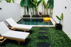 Deluxe-Villa, eigener Pool | Wellness