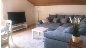 TV - Vacation rental for 4 people, right on the Osserbad in Lam in the Bavarian Forest (Lam)