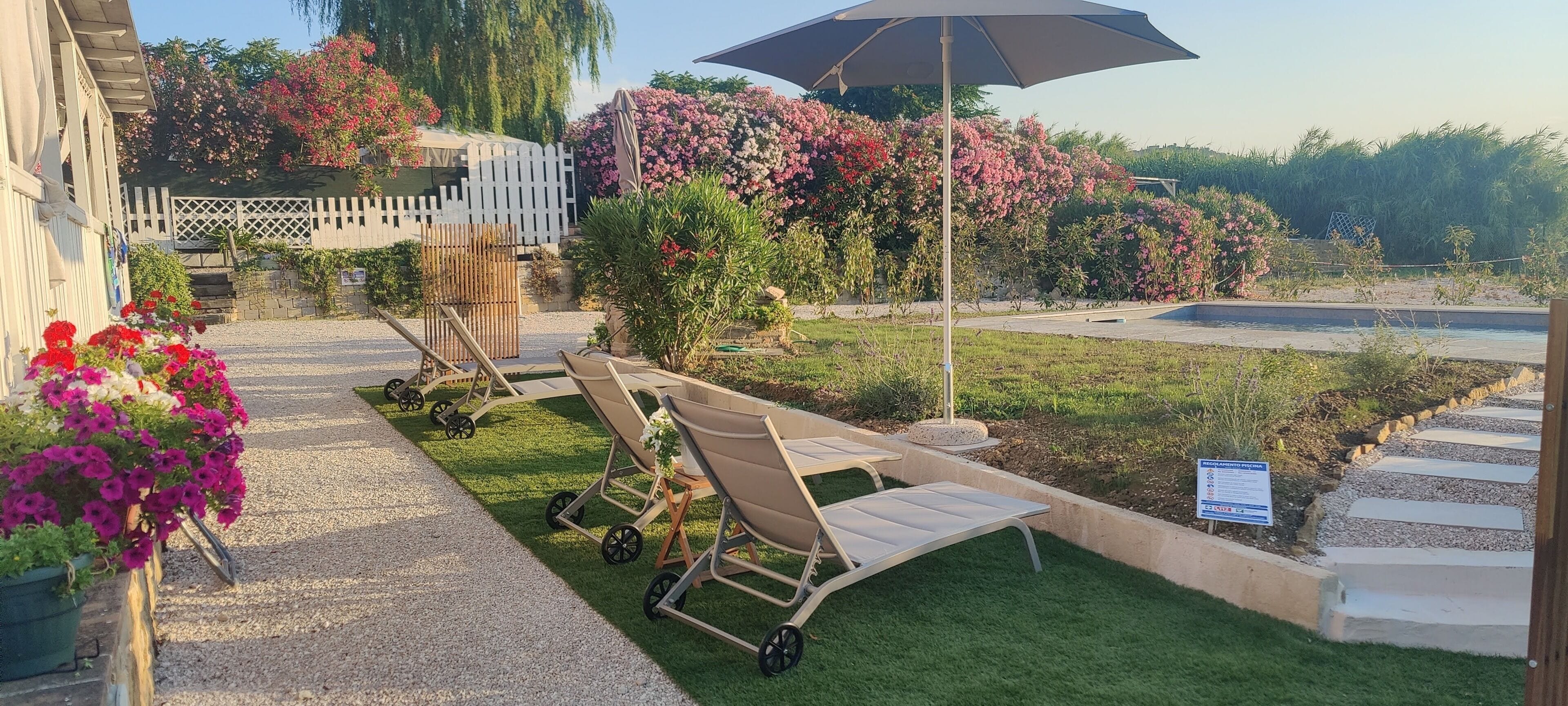 Vue sur le jardin