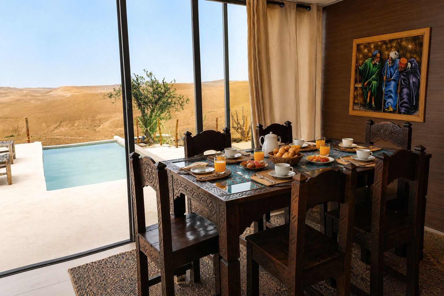 Luxury Villa, Desert view | Dining