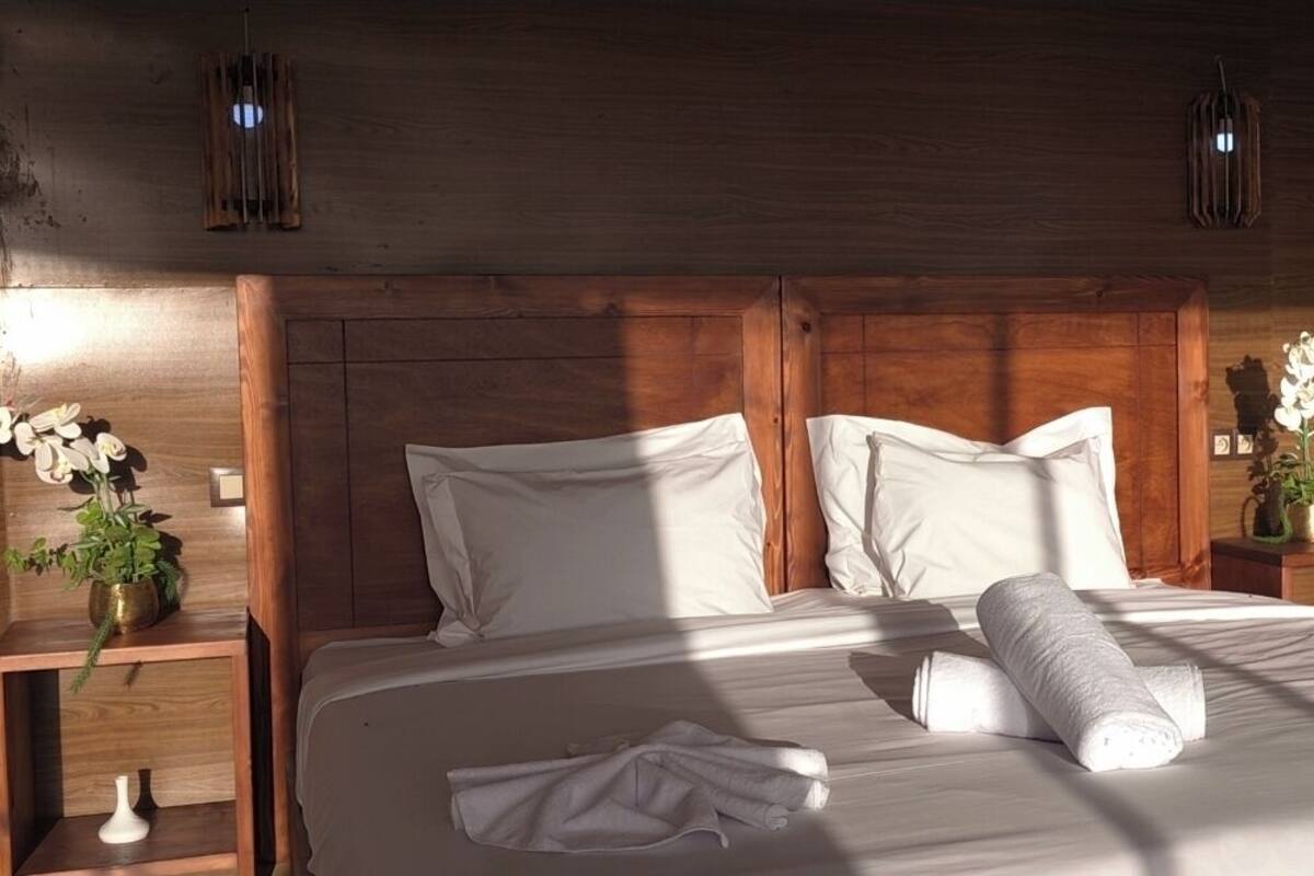 Deluxe-Doppel- oder -Zweibettzimmer, Blick auf die Wüste