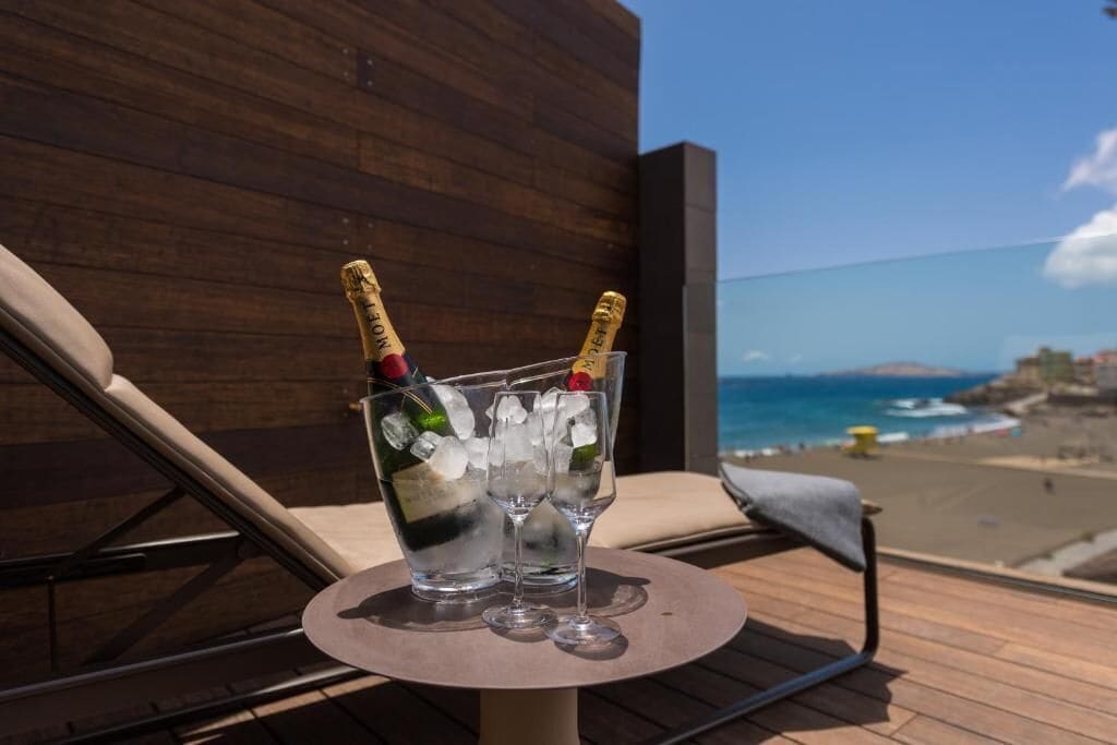 Penthouse, balkon, uitzicht op zee | Terrein van de accommodatie