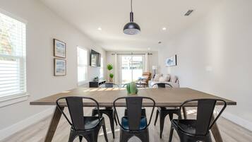 House, Multiple Beds, City View (The Surfside Modern) | 4 bedrooms, individually decorated, individually furnished, bed sheets