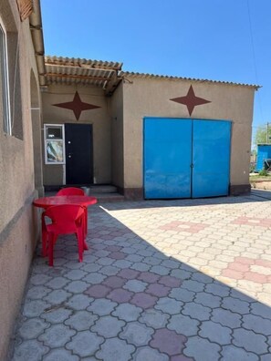 Double or Twin Room, Garden View | Outdoor dining