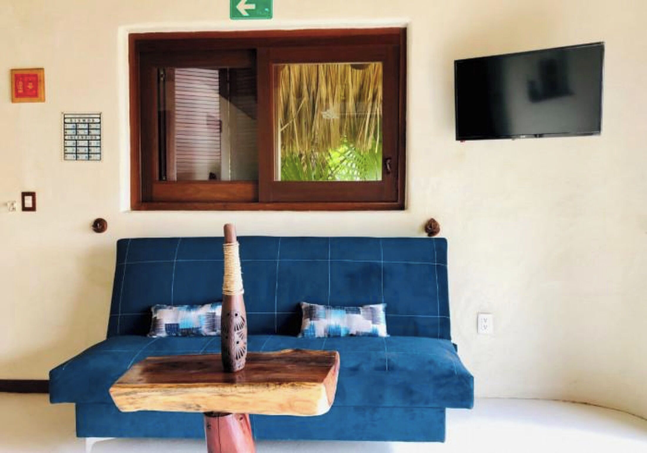 Luxury Double Room, Ocean View | Living area