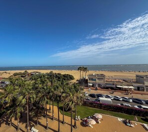 Vlak bij het strand