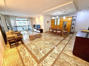 Living area - Apto Preferido Pelas Familias, 200m da Beira mar (Fortaleza)