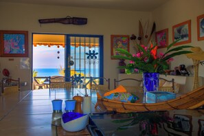 Interior - Beautiful Home with a Panoramic Ocean View Overlooking the Surf at Playa Zicatela. (Brisas de Zicatela)
