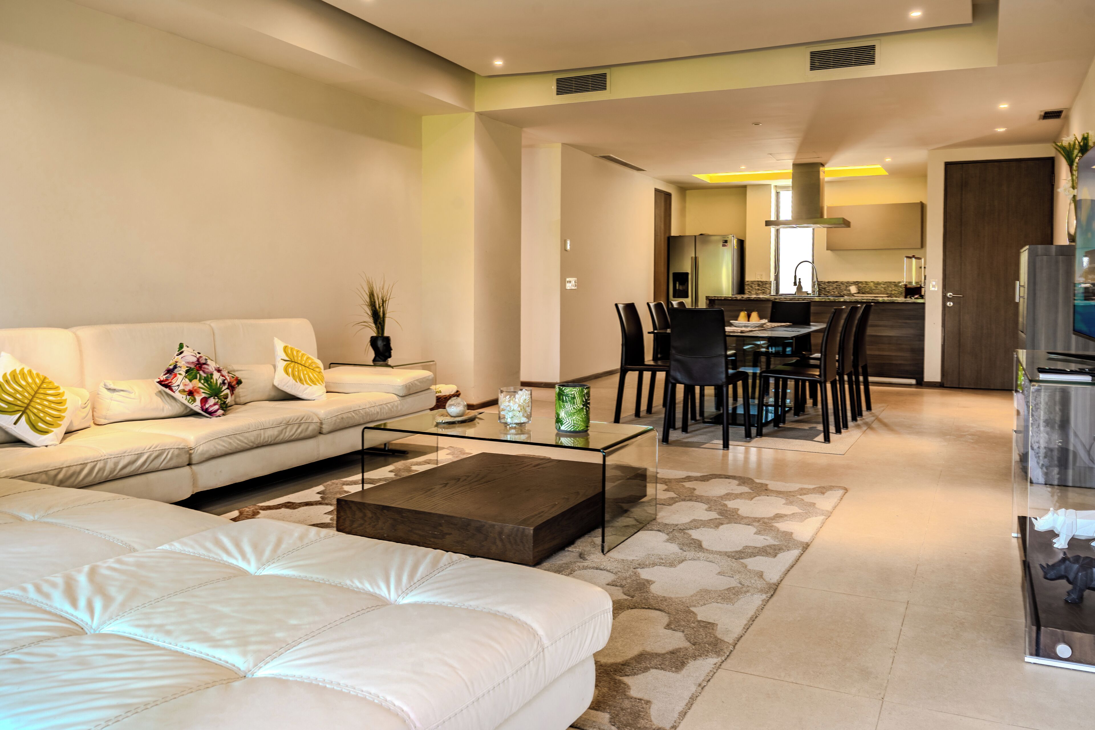 Apartamento Deluxe, vistas a la playa | Zona de estar