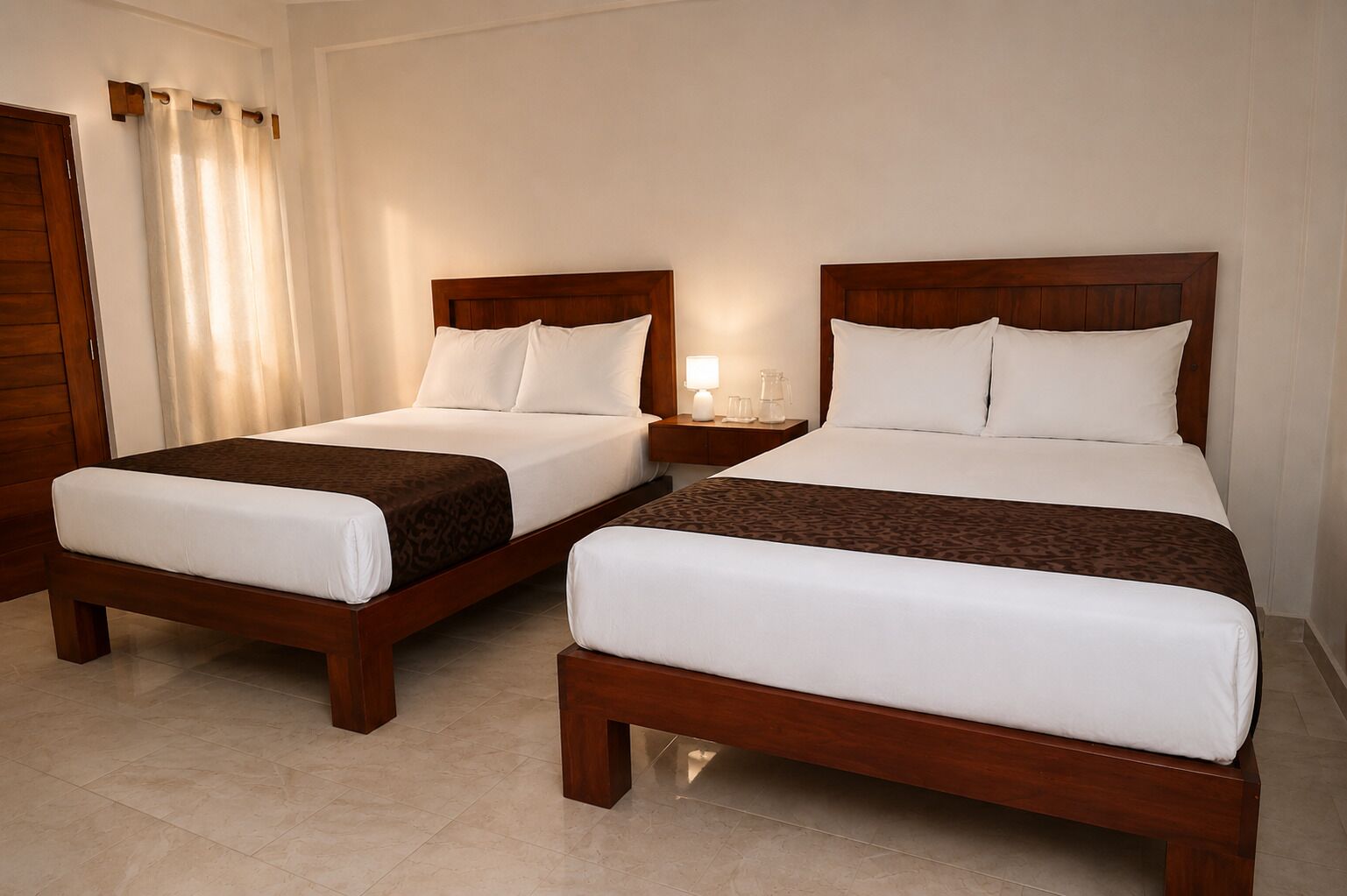 Standard Double Room, Garden View | In-room safe, desk, laptop workspace, iron/ironing board