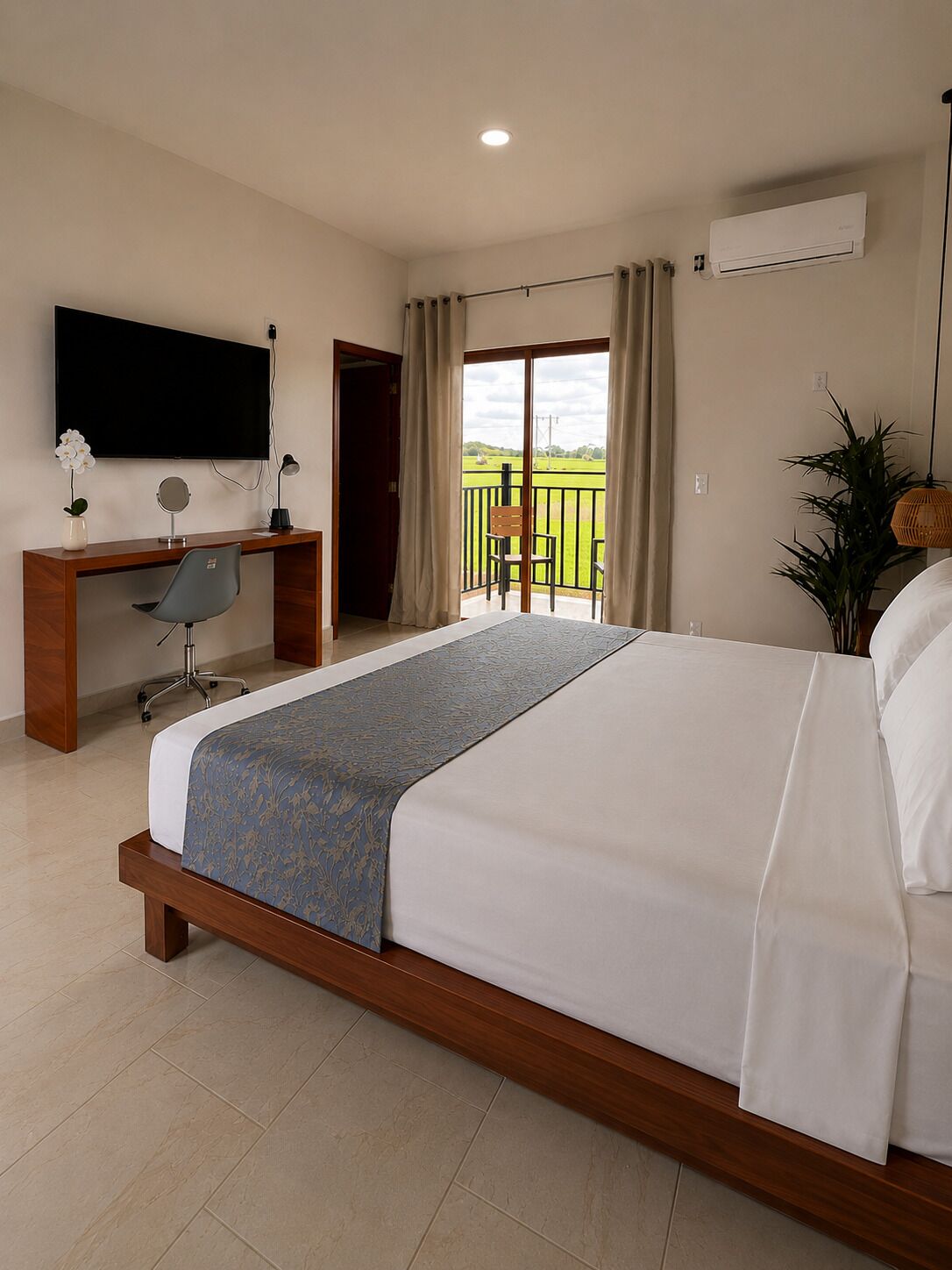 Junior Double Room | In-room safe, desk, laptop workspace, iron/ironing board