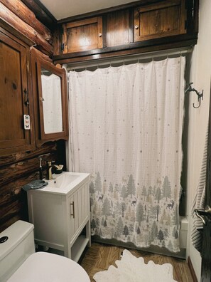 Haartrockner, Bidet, Handtücher, Seife