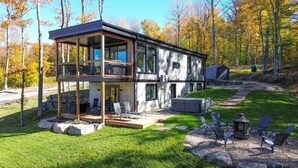 Exterior - Chalet Belle-vue, randonnées, spa, accès au Lac (La Minerve)