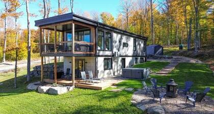 Chalet Belle-vue, randonnées, spa, accès au Lac