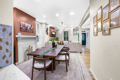 Trendy East End Escape with Spa Bath & Game Loft
