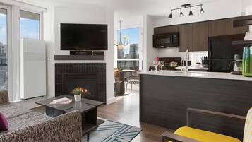 Smart TV, DVD player, ping pong