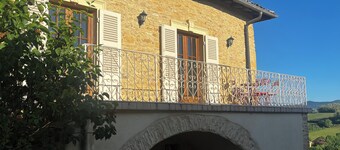 Apartment in a Golden Stone House