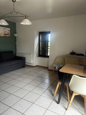 Living area - Vrbo Property (Porte des Pierres Dorées)