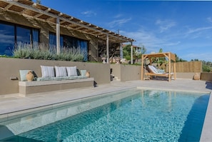 Unclassified image, 3 of 37, button - Romantic Private Pool Villa with Spectacular 180° Ocean Views (Korissia)