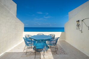 Outdoor dining - Hotel Zone - 3BR - Beach Access 3406 (Cancún)