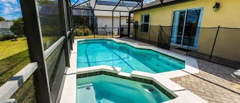 Indoor pool, a heated pool
