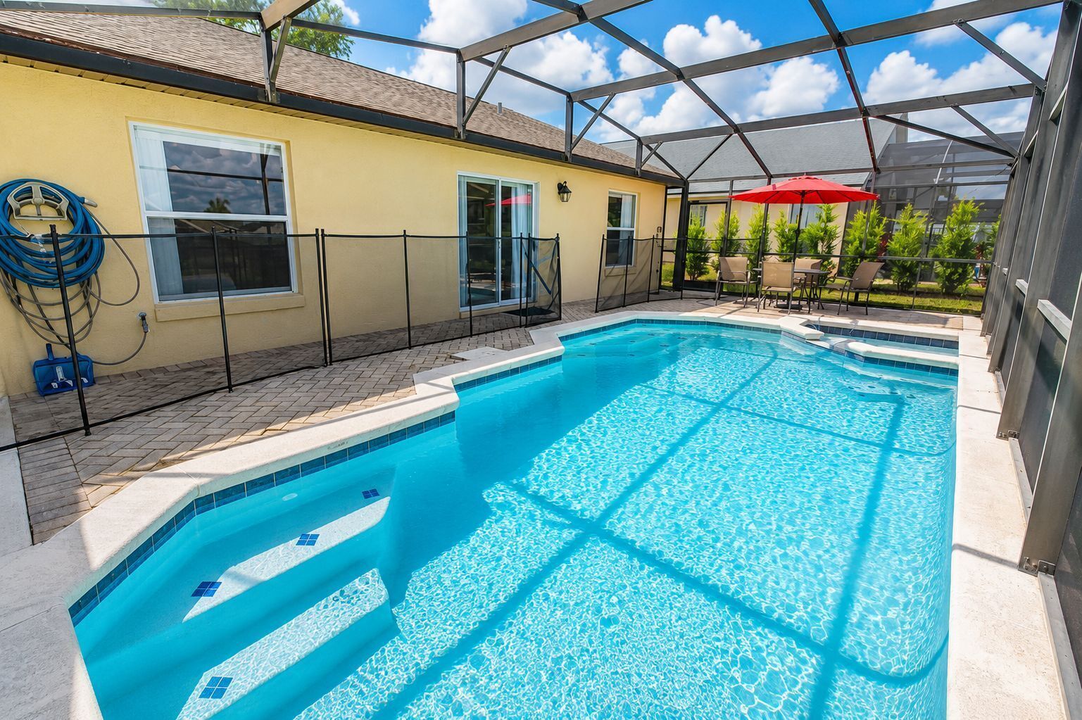 Indoor pool, a heated pool