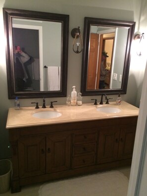 Shower, hair dryer, towels, soap - Peaceful secluded roomy lake house, beautiful location lovely waterfrontage (Skaneateles)