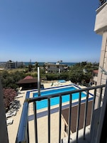 Quarto quádruplo básico, vista para o mar | Vista do quarto