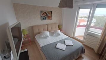 Appartement Panoramique, balcon, vue ville
